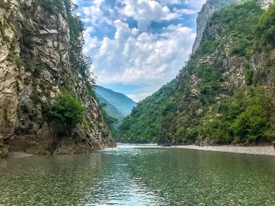 Albania mountain valley