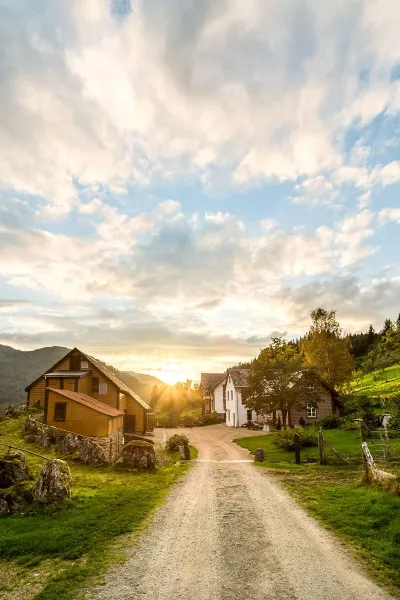The Norwegian villages